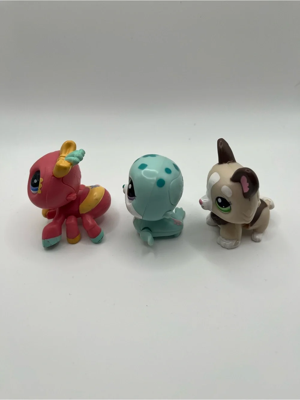 Littlest Pet Shop Walkables LPS Spider Seal Dog Hasbro Lot Of 3 Works